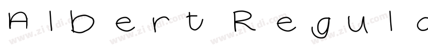 Albert Regular字体转换